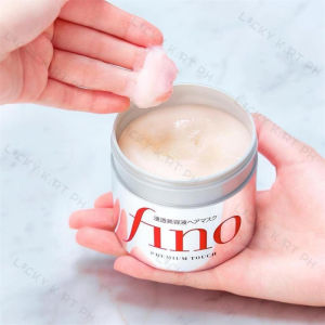 Japan Shiseido Fino Premium Touch Hair Mask 230g repairs strengthens and smoothens the hair while giving it a glossy look that helps to retain the hair colour for longer.