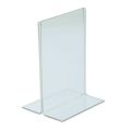 acrylic tent holder / akrilik tent card A5 tempat brosur Meja. 