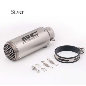 Ống Giảm Thanh Ống Xả Xe Máy SC 60Mm Ống Dẫn Khí Lắp Ráp Phổ Biến