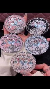 Flower Knows Swan Ballet Series Swan Embossed Blush 5G Lasting Natural Waterproof Blush Cosmetic