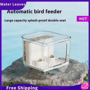 [Water]Hot Sale Freeshipping Đôi khe cắm chim tự động trung chuyển công suất lớn giật gân bằng chứng treo lồng tự động cho ăn thiết bị trong suốt thực phẩm quả