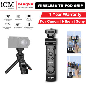 KingMa BM-SR4 Wireless Tripod Grip with Detachable Bluetooth Remote Control for Sony Canon and Nikon Cameras