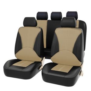 PU leather Car seat covers Waterproof and dustproof seat covers Wear-resistant and scratch-resistant car covers Full-cover Universal fit Multiple colors available