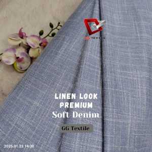 [05 Meter] Kain Katun Linen Italian Luciana [Linen Rami] Original Import Kualitas Linen Terbaik Grade A