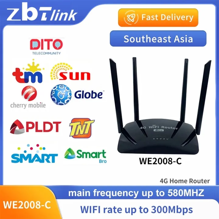 Signal Router Zkt Price zbtlink Router 300Mbps 4g router with sim card slot stok! | Lazada PH