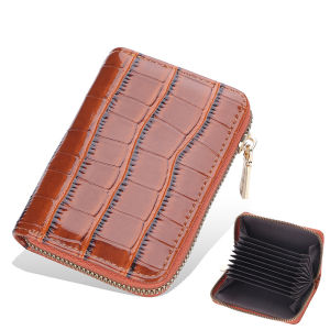 Baellerry Dompet Kartu Minimalis K9179 Muat Banyak Bahan Kulit PU / Sintetis Kilat Lilin