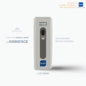 Bioion RX900 Automatic Air Purifier Dispenser LED/LCD | Smart Fragrance Machine for Home Office | Fits 250ml Aerosol Can