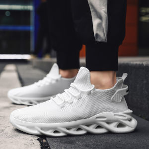 Men Casual Sport Shoes Breathable Lightweight Sneakers Outdoor Mesh White Running Shoes Athletic Jogging Tenis Walking Shoes
