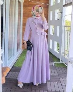 Gamis savina crinckle airflow