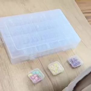 Bead Organizer61pcs Bead Organizer Set Clear Large Capacity Small Bead Organizers and Storage Plastic Cases with Label2026