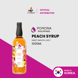 POMONA PEACH SYRUP 1000ML
