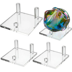 [Eqrbtl] Acrylic Display Stand Holder Suport Shelf Base For Minerals Rock Specimens Geode Stones Jewelry Small Collectibles Display Rack