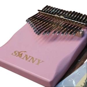 Đàn Kalimba DK01 Màu Hồng 17 Phím Kiểu Dáng Tiện Dụng Siêu Rẻ Âm Hay Tặng Kèm Phụ Kiện Đầy Đủ Chất Liệu Thép Các Bon Gỗ