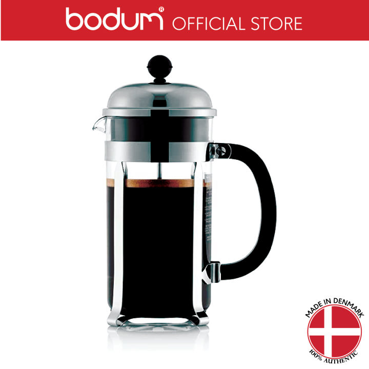 BODUM CHAMBORD FRENCH PRESS COFFEE MAKER 8CUP 1L CHROME Lazada