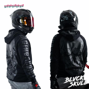 Jaket Prostreet Hoodie BLACK SKULL Sweater Pro Street SUNMORI MORI RIDERS RIDING TIKUM NIGHT FULL PRINT - QUALITY - CLOTHING DISTRO OUTFIT BRAND MEN /  PERIA / COWO - LOCAL BRAND HELM