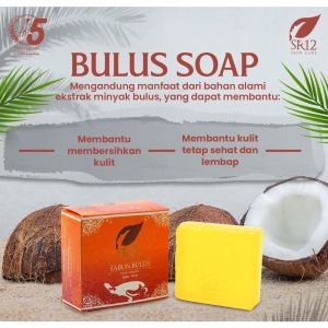SABUN BULUS SR12 GLOWING SABUN MUKA UNTUK SEMUA JENIS KULIT SABUN JERAWAT KOMEDO DAN FLEK HITAM