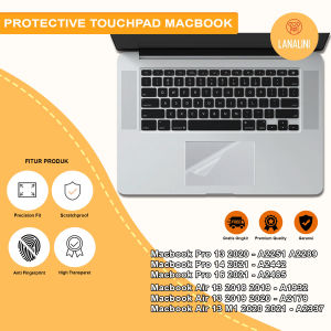 Pelindung Trackpad Protector / Trackpad Guard Protector Cover Touchpad Transparant  Macbook Air Pro 13 14 16  A1932 A2179 A2337 A2251 A2289 A2442 A2485  2015 2016 2017 2018 2019 2020 2021  Bening Premium Murah