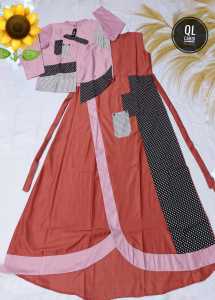 Gamis Cardigan kekinian murah masakini
