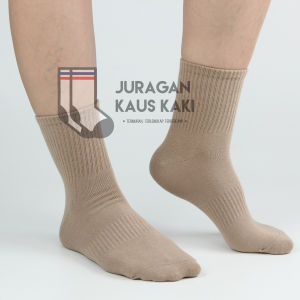 Kaos Kaki Panjang Pria Wanita Polos Katun