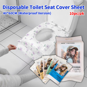 10PCS Disposable Toilet Seat Cover Sheet Public Restroom Extended Length Full Coverage Hotel Travel Essentials