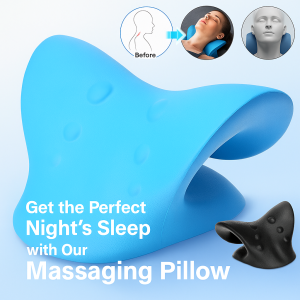Neck And Shoulder Massager Pillow Cervical Traction Device Neck Support Pillow Neck Stretching Device Relaxer Pain Relief