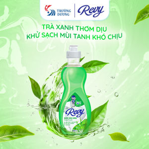 Nước rửa chén Revy - Sạch nhanh chén đĩa khử mùi khử khuẩn hương thơm dễ chịu - Dung tích 400g 800g 3.8kg | Trường Dương Store