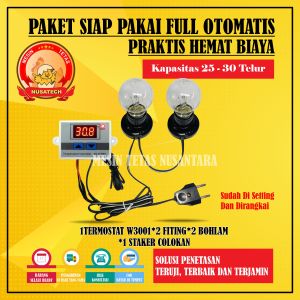Paket Siap Pakai W3001 Kapasitas 20 Sampai 30 Butir Telur Mesin Tetas