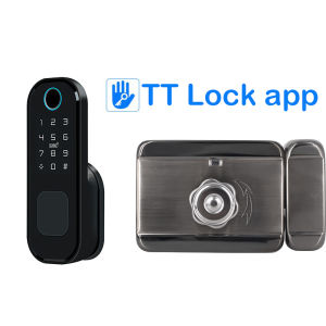 Boland Tuya Smart lock Waterproof Wifi TTLock Fingerprint Lock Smart Card Digital Code Electronic Door Lock For Home Security Mortise