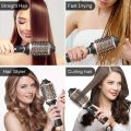 Hair Dryer Brush Blow Dryer Brush in One Step, Upgraded 4 in 1 Hair Dryer and Styler Volumizer with Negative Ion Anti-frizz Ceramic Titanium Barrel Hot Air Brush Hair Straightener. 