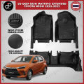 TOYOTA WIGO 2023-2025 5D Deep Dish Matting Extended (MADE IN THAILAND). 