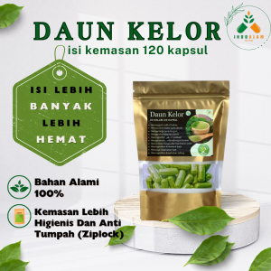 Daun Kelor 120 Kapsul Obat Herbal Alami 100% Kanker