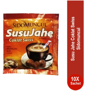 Susu Jahe Coklat Swiss Sidomuncul [10 Sachet] BISA COD