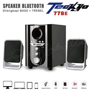 PROMO - Speaker Aktif GMC TECKYO 778E Extra Super Sound Bluetooth SUPER BASS / Tekyo GMC 778E / Speaker komputer  USB TF card Radio - SAMURA ONLINE SHOP