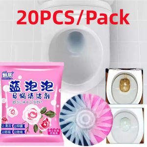 20PCS/Pack Lasting Automatic Bleach Toilet Bowl Cleaner Stain Remover Table Flush Toilet Deodorize