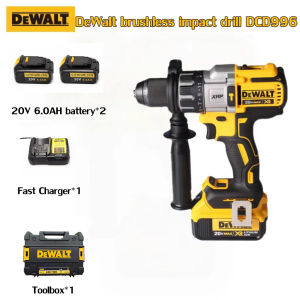 Dewalt DCD996 20V MAX XR Brushless Lithium-Ion 3-Speed 1/2 in. Cordless Hammer Drill With battery charger and tool case