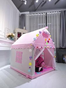 儿童帐篷室内游戏屋小房子城堡公主屋睡觉过家家玩具蚊帐生日礼物Khemah kanak-kanak rumah permainan dalaman rumah kecil istana rumah puteri tidur rumah permainan mainan kelambu hadiah hari jadi