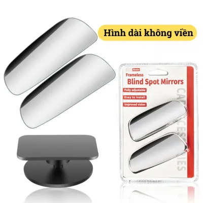 【HCM/24H】2 Chiếc Ô Tô Mù Điểm Gương HD Không Khung Góc Rộng Có Thể Điều Chỉnh Gương Đỗ Xe Ô Tô Đảo Chiều Phụ Trợ Gương Chiếu Hậu
