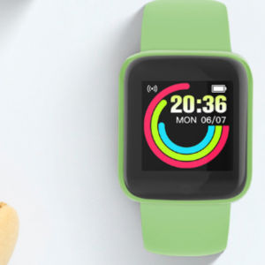(HD1)Y68 Smart Watch for Kids in Black: Electronic Sport Watch with Health Monitor Ideal Holiday Gift for Boys and Girls Jam Pintar Y68 untuk Kanak-Kanak Hitam Jam Sukan Elektronik Pemantau Kesihatan untuk Budak Perempuan Budak Lelaki Cuti