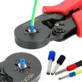 Kìm Vuông Đa Năng Tự Điều Chỉnh HSC8 6-4A Gồm 1200 Chiếc Các Loại Đầu Cos Ống Tròn Cos Đầu Cos Đầu Cos Từ 0.25 - 10mm2. 