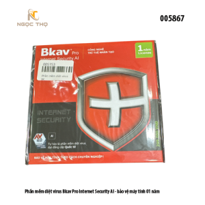 Phần Mềm Diệt Virus BKAV Pro Internet Security 1 PC 12 Tháng - Hàng Chính Hãng (Hỗ trợ cài đặt qua untraview)