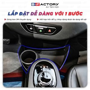 Phụ kiện oto auto Vinfast VF5 chắn bùn ốp dây cáp bảo vệ pin khay hộc đựng đồ đa năng B-Factory tproracing_AUTO