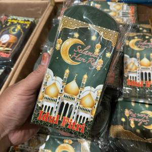IVSHOP - Amplop Besar Ukuran L Isi 100/50 Pcs / Ampau Lebaran Ukuran Besar Uang Tidak Perlu Dilipat / Amplop Lebaran Bisa Pilih Motif