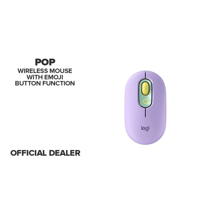 Logitech POP Wireless Mouse with Emoji Button Function | Lazada PH