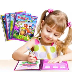 Kids Magic Water Drawing Book Magic Water Coloring Book Buku Melukis Kanak-kanak Baby