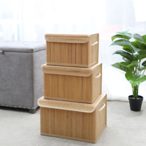 CASSIE Bamboo Organizer Picnic Basket: Portable Storage Solution