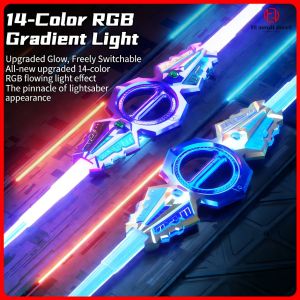 Childrens Rotating Sword Toy Double-Blade Retractable Lightsaber Laser Sword Toy Gift