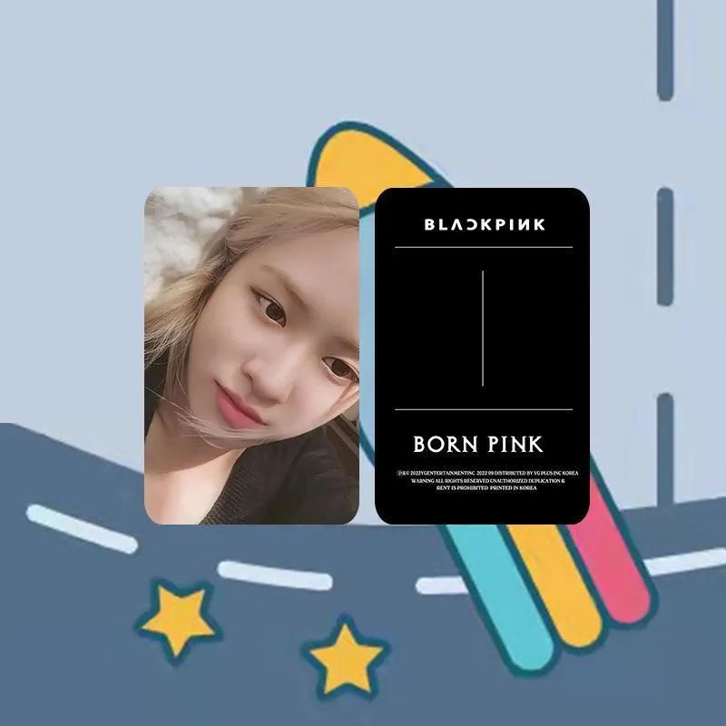 BlackPink BORN PINK Photo Cards Jennie Jisoo Lisa Rose Photo Cards