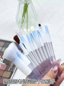 Yunse Chen Yuanyuan Collaboration Makeup Brush Set 10 Complete Set with Exclusive Brush Heads for Beginners