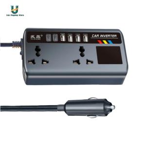 200W Car Inverter พร้อมพอร์ต USB & Type-C พอร์ต DC 12V 24V เป็น AC 220V เครื่องแปลงแรงดันไฟฟ้าเครื่องแปลงพลังงานรถยนต์สำหรับคอมพิวเตอร์แล็ปท็อป[Ueb Flagship Store]