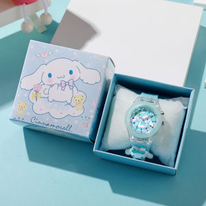 Jam Tangan Anak Kuromi Cinamorol Melody Sanrio Import Dapat BOX Cinamoroll Bisa Nyala